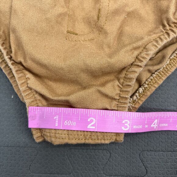 Carhartt Tan Brown Baby Boy Diaper Cover Bottoms Baby 3-6 months FS BnftsCharity - Picture 4 of 6